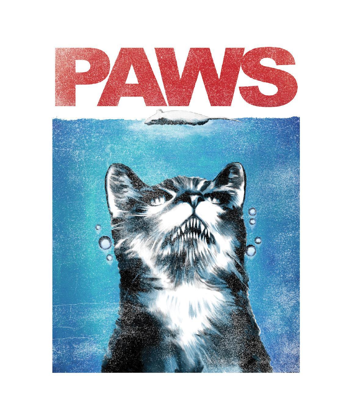 PAWS Girls Tee - White - - Riot Society