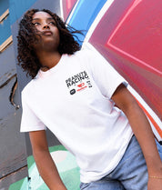 Peanuts Snoopy & Woodstock Racing Team Boyfriend Tee - - Riot Society