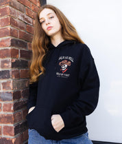Wild As Hell Skeleton Hold On Tight Womens Hoodie - Black - - Riot Society