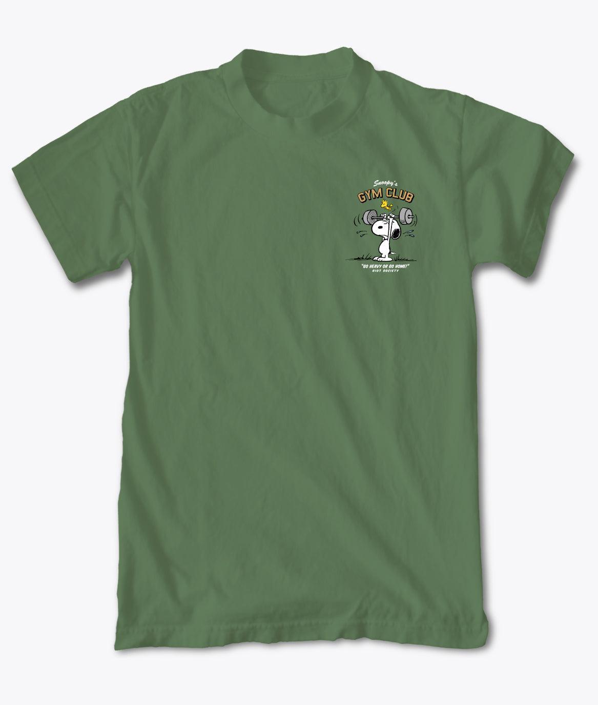 Peanuts Snoopy's Gym Club Boys Tee - - Riot Society