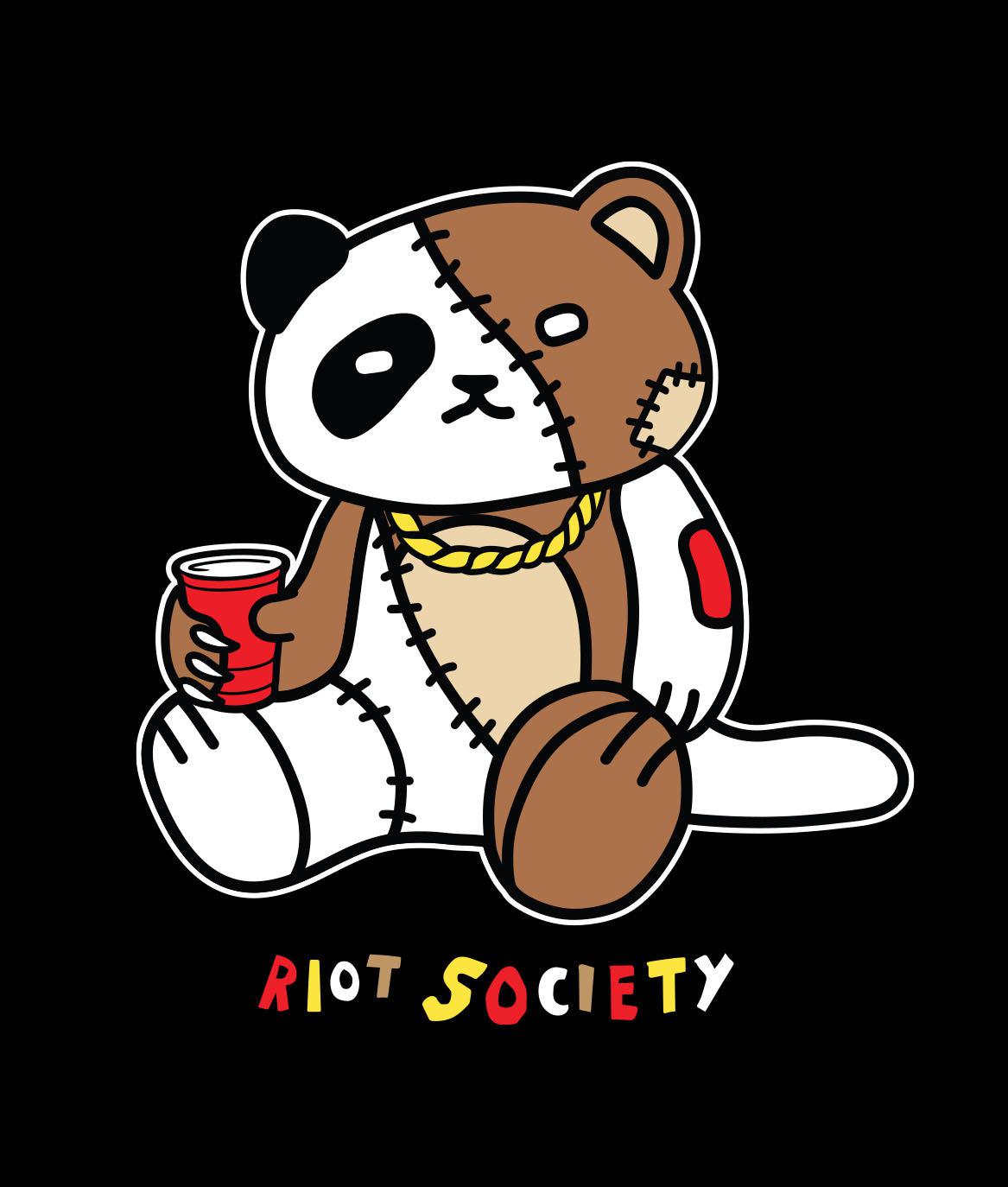 Sugee Panda Bear Teddy Boys Tee - - Riot Society