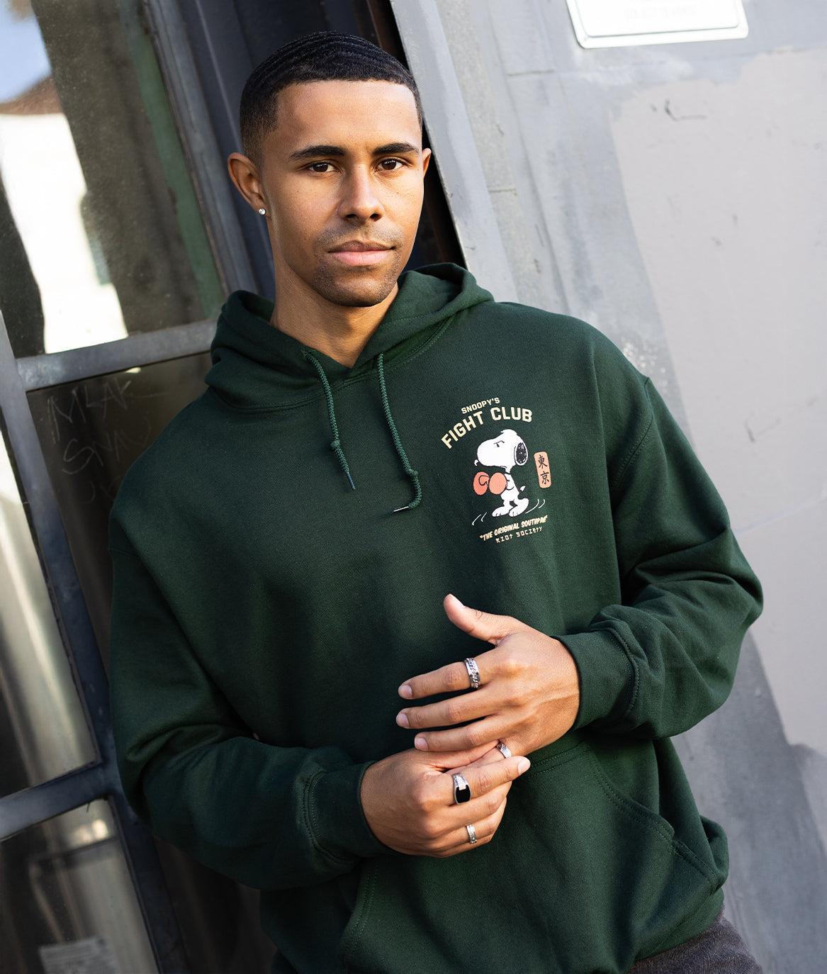 Peanuts Snoopy's Fight Club Mens Hoodie - - Riot Society