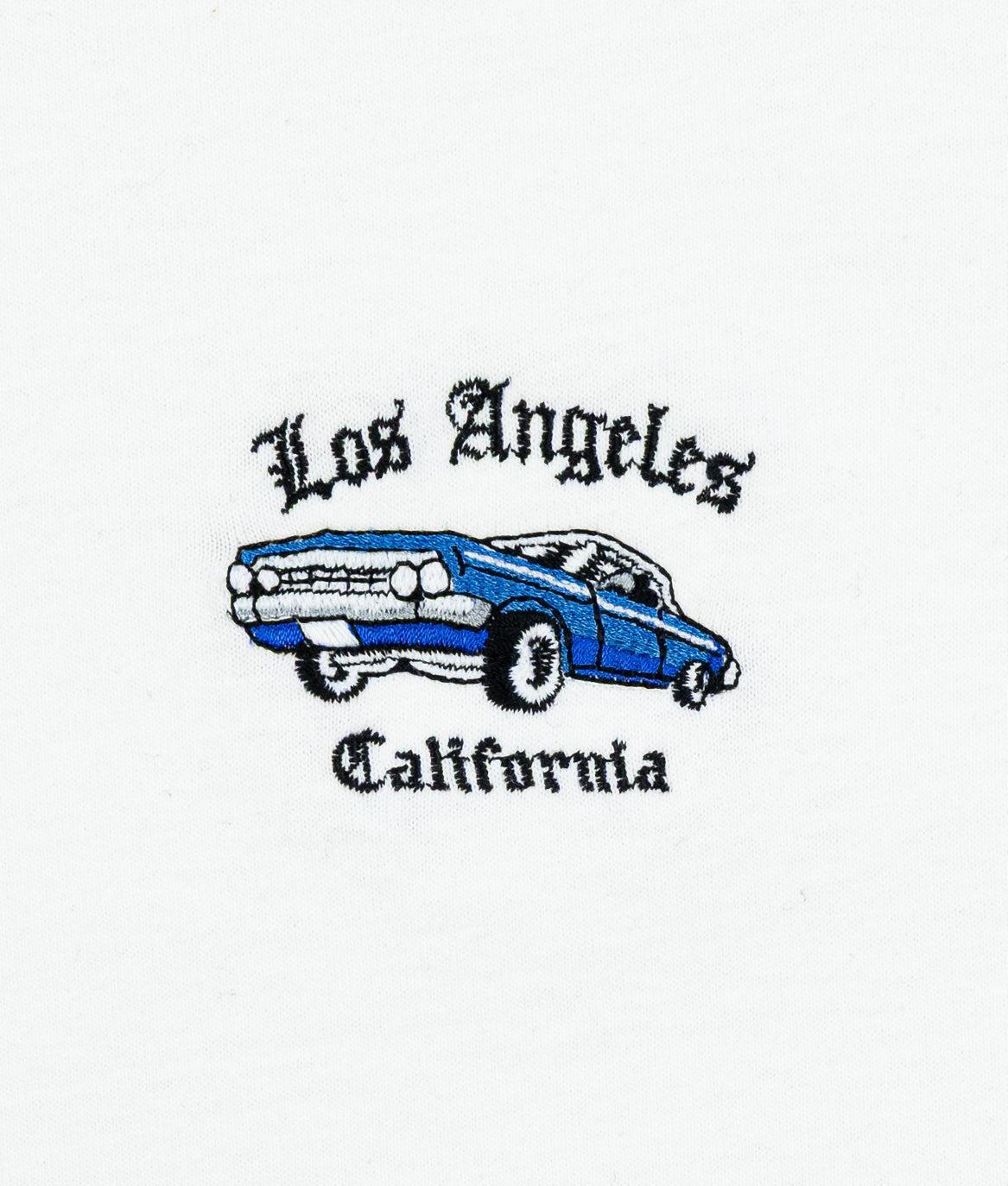 Los Angeles Low Rider Embroidered Mens T-Shirt - - Riot Society
