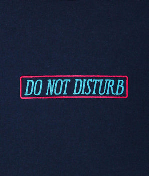 Do Not Disturb Embroidered Mens T-Shirt - - Riot Society