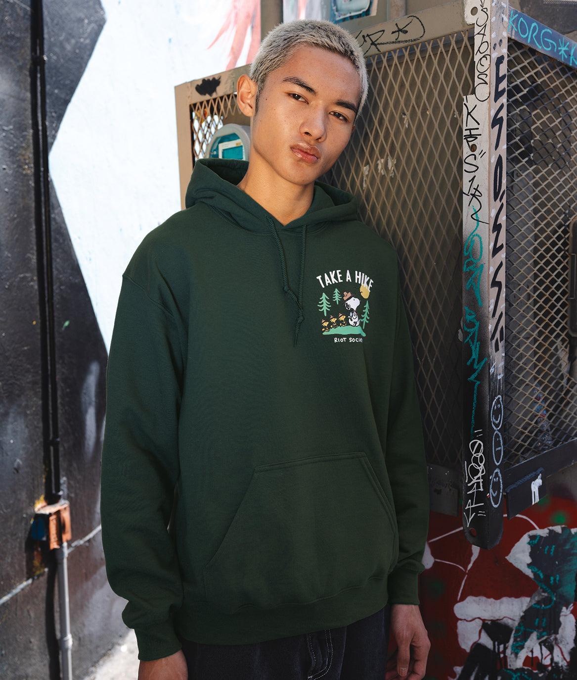 Peanuts Snoopy Take a Hike Mens Hoodie - - Riot Society