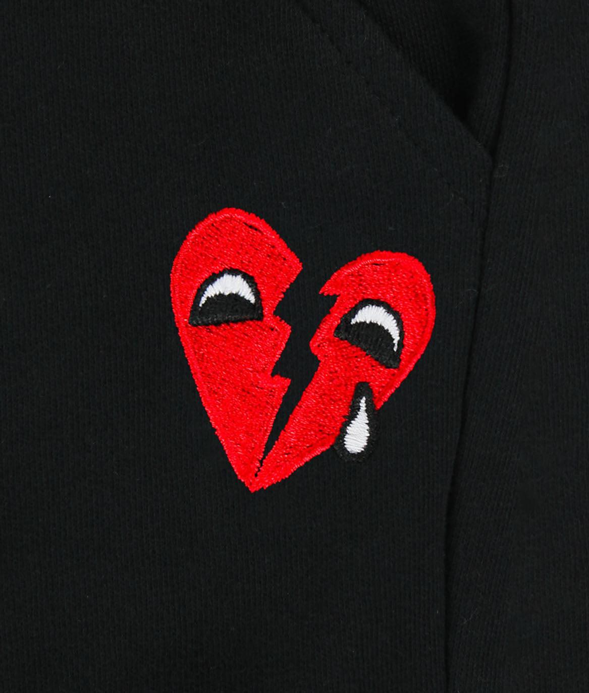 Broken Heart Tears Embroidered Mens Joggers - - Riot Society