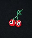 8 Ball Cherries Embroidered Womens Tee - - Riot Society