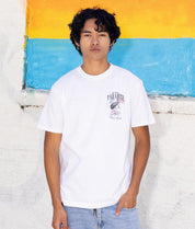 Skeleton Crane Welcome to Paradise Beach Club Mens T-Shirt - - Riot Society