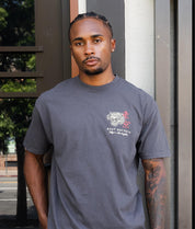 Japan Feeling Lucky Tiger Puff Premium Wash Mens T-Shirt - - Riot Society