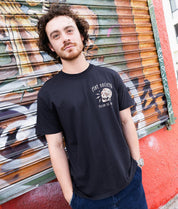 Fiesta Til Death Skull Distressed Mens T-Shirt - - Riot Society