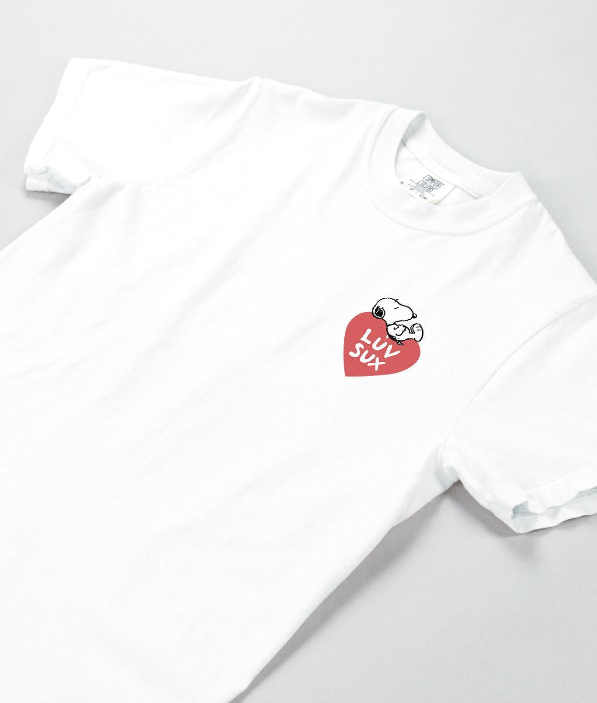 Peanuts Snoopy Luv Sux Boyfriend Tee - - Riot Society