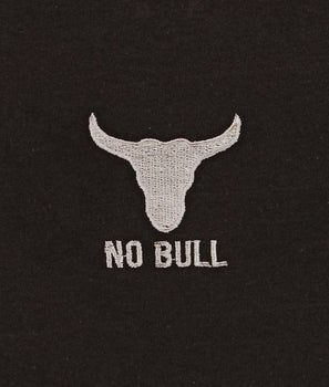 No Bull Embroidered Mens T-Shirt - - Riot Society