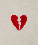 Broken Heart Embroidered Mens Hoodie - - Riot Society