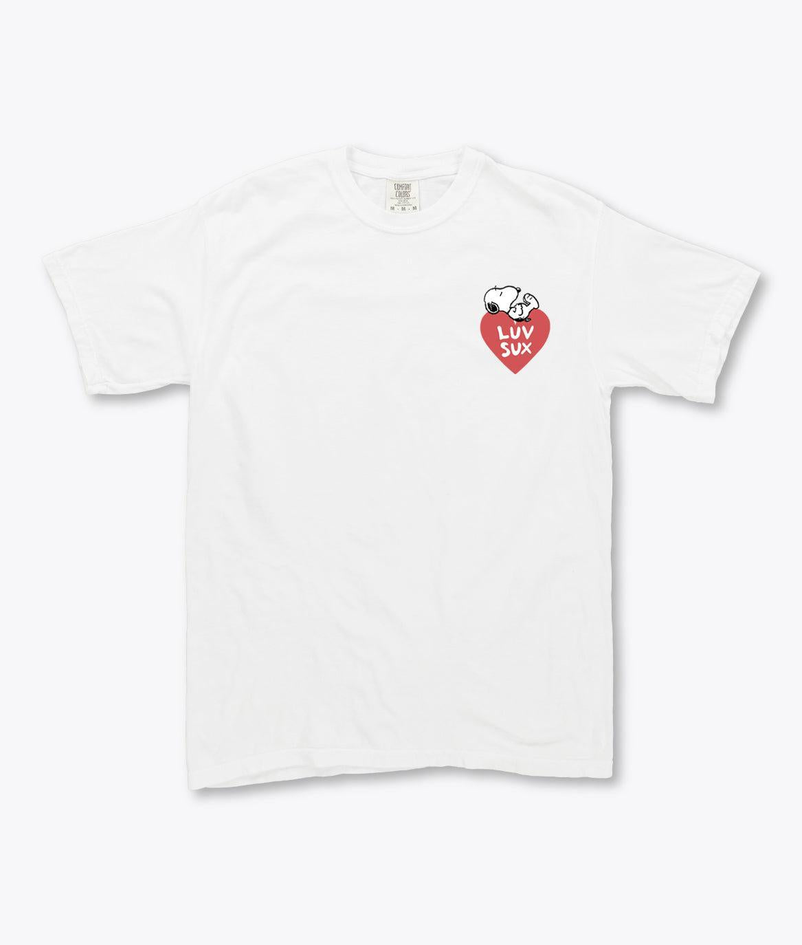 Peanuts Snoopy Luv Sux Mens T-Shirt - - Riot Society