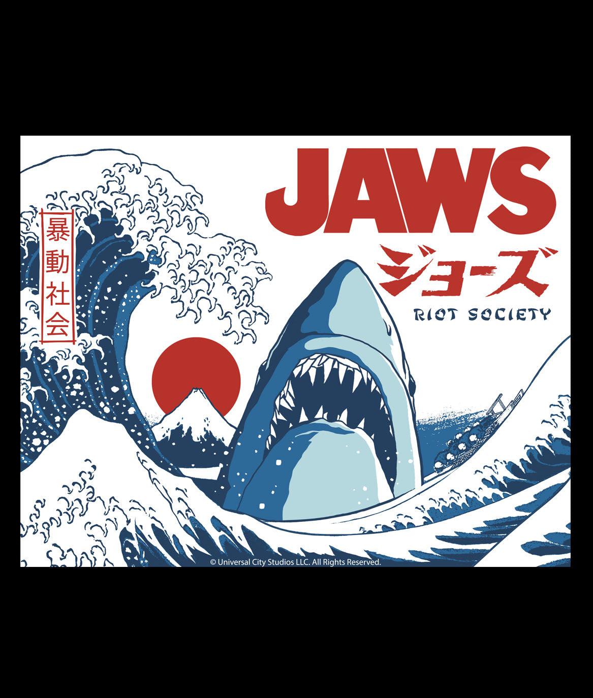JAWS Shark Wave Boys Tee - - Riot Society
