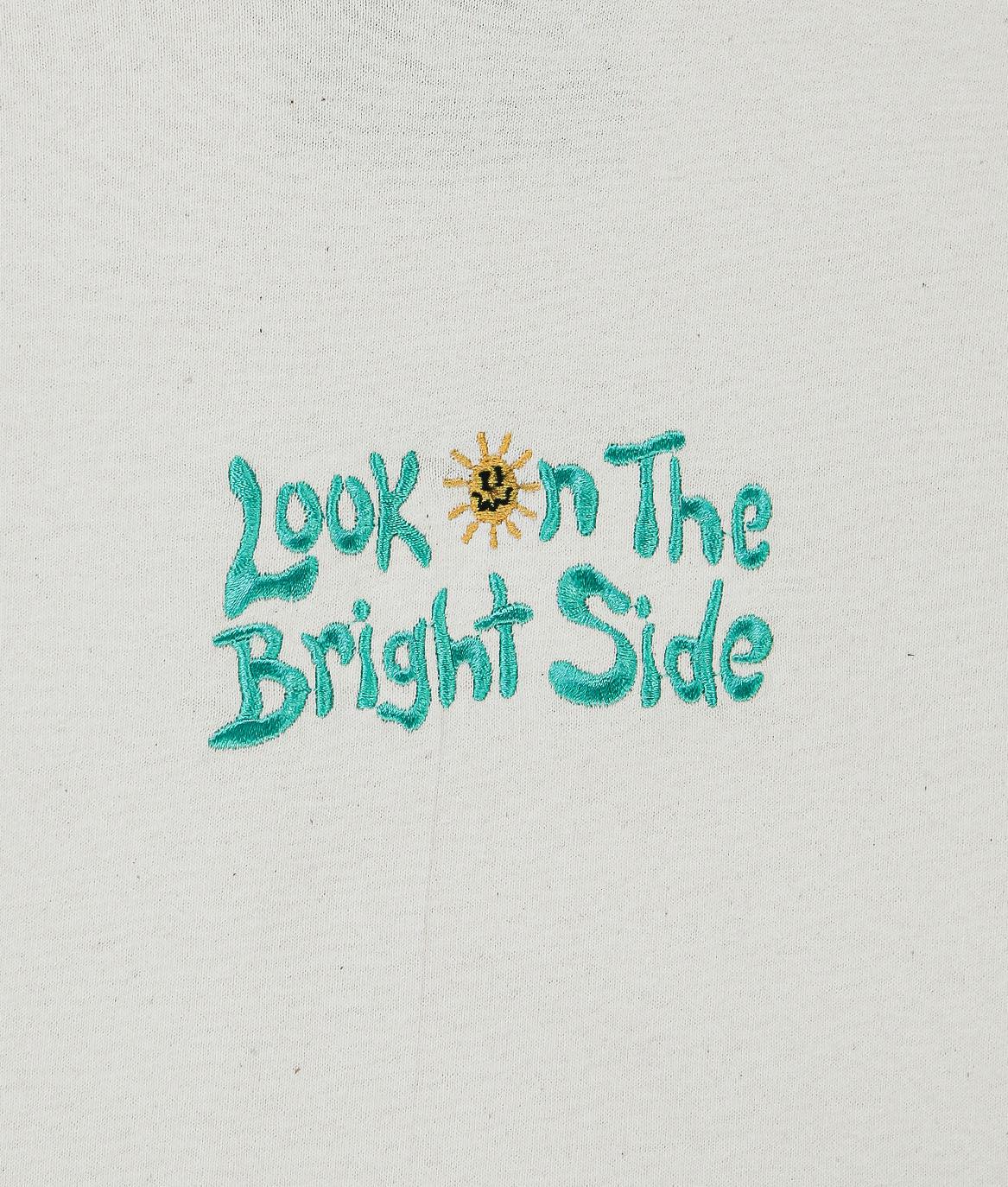 Look on the Bright Side Embroidered Womens Tee - - Riot Society
