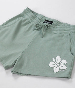 Hibiscus Puff Womens Summer Shorts - - Riot Society