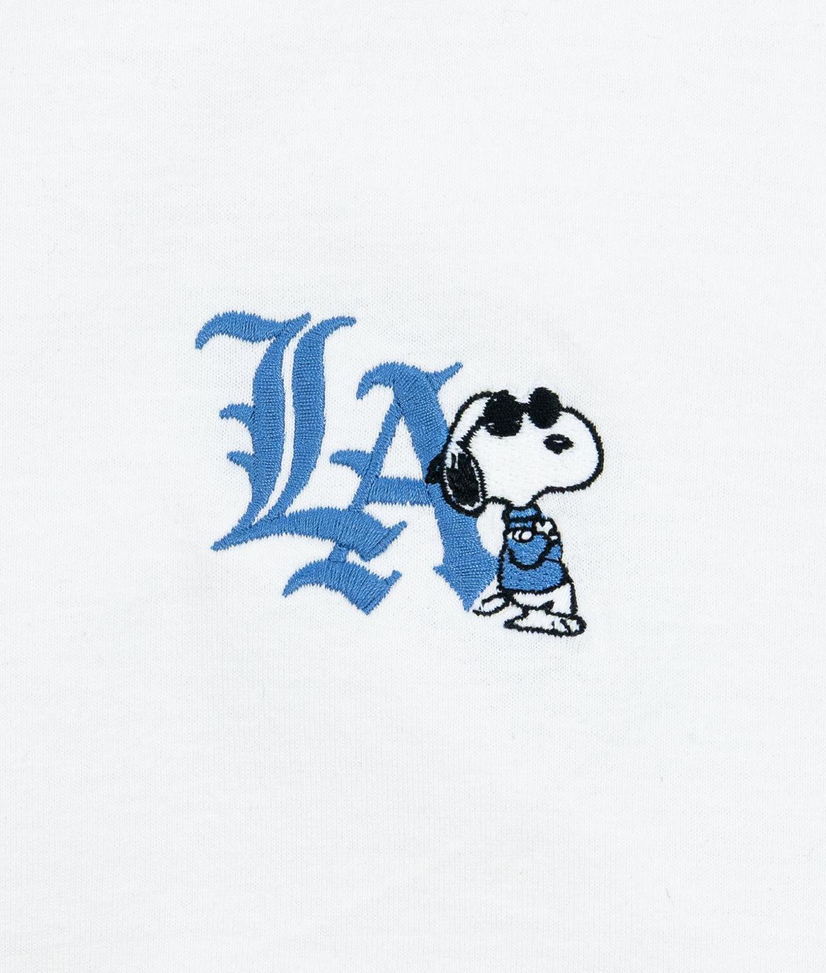 Peanuts Snoopy LA Chill Embroidered Mens T-Shirt - - Riot Society