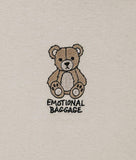 Emotional Baggage Teddy Embroidered Mens T-Shirt - - Riot Society