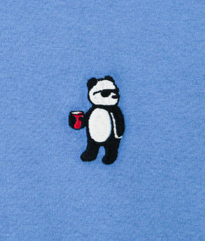 Panda Bear Embroidered Womens Tee - - Riot Society