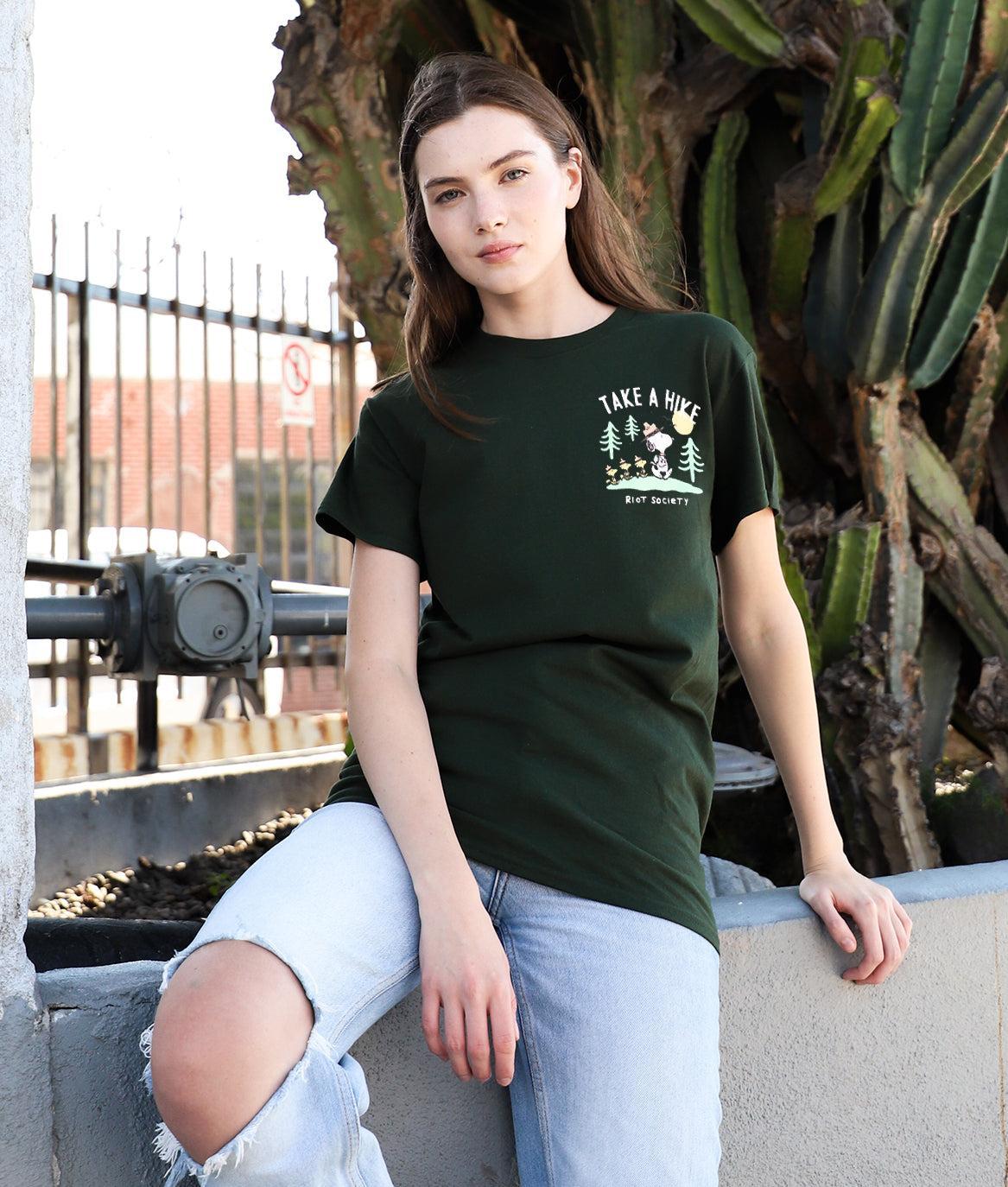 Peanuts Snoopy Take a Hike Womens Tee - - Riot Society