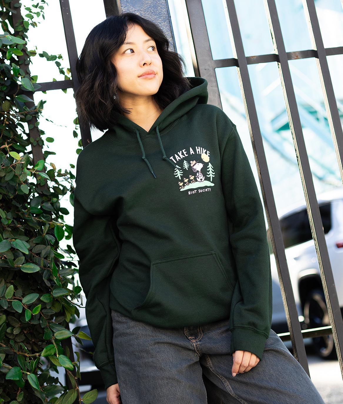 Peanuts Snoopy Take a Hike Womens Hoodie - - Riot Society