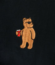 Riot Bear Embroidered Womens Tee - - Riot Society