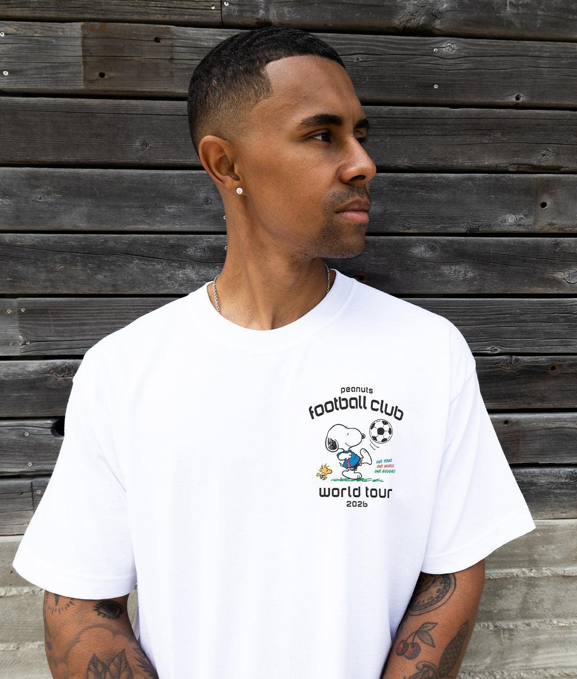 Peanuts Snoopy & Woodstock FC Soccer Mens T-Shirt - - Riot Society