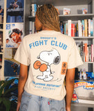 Peanuts Snoopy's Fight Club Womens Tee - - Riot Society