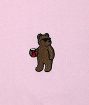 Riot Bear Embroidered Mens T-Shirt - - Riot Society