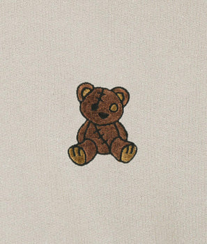 Teddy Bear Embroidered Mens Hoodie - - Riot Society