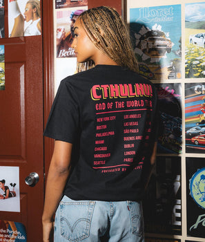 Cthulhu DJ World Tour Womens Tee - - Riot Society