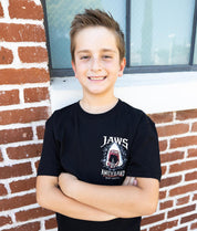 JAWS Amity Island Welcomes You Boys Tee - Black - - Riot Society