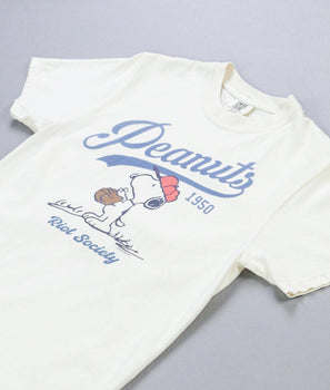 Peanuts Snoopy Baseball Boyfriend Tee - - Riot Society