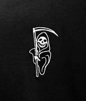Reaper Embroidered Mens T-Shirt - - Riot Society