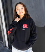 Geisha Samurai Womens Hoodie - - Riot Society