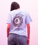 Leopard 8 Ball Feeling Lucky Boyfriend Tee - - Riot Society