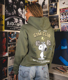 Peanuts Snoopy's Gym Club Womens Hoodie - - Riot Society