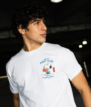 Peanuts Snoopy's Fight Club Mens T-Shirt - White - - Riot Society