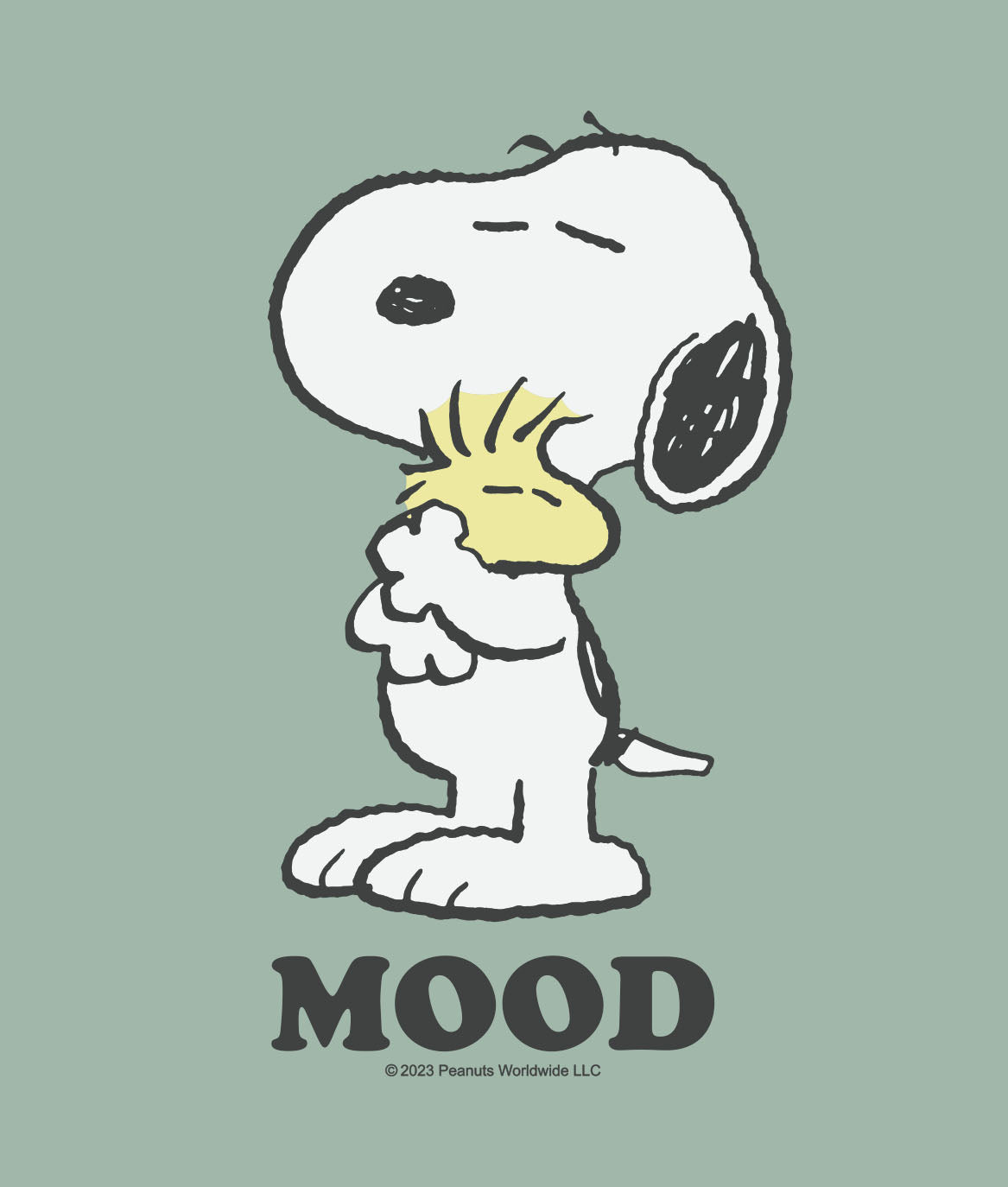 Peanuts Snoopy and Woodstock Mood Boyfriend Tee - - Riot Society