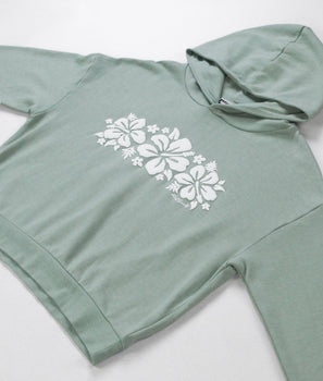 Hibiscus Puff Womens Summer Hoodie - - Riot Society