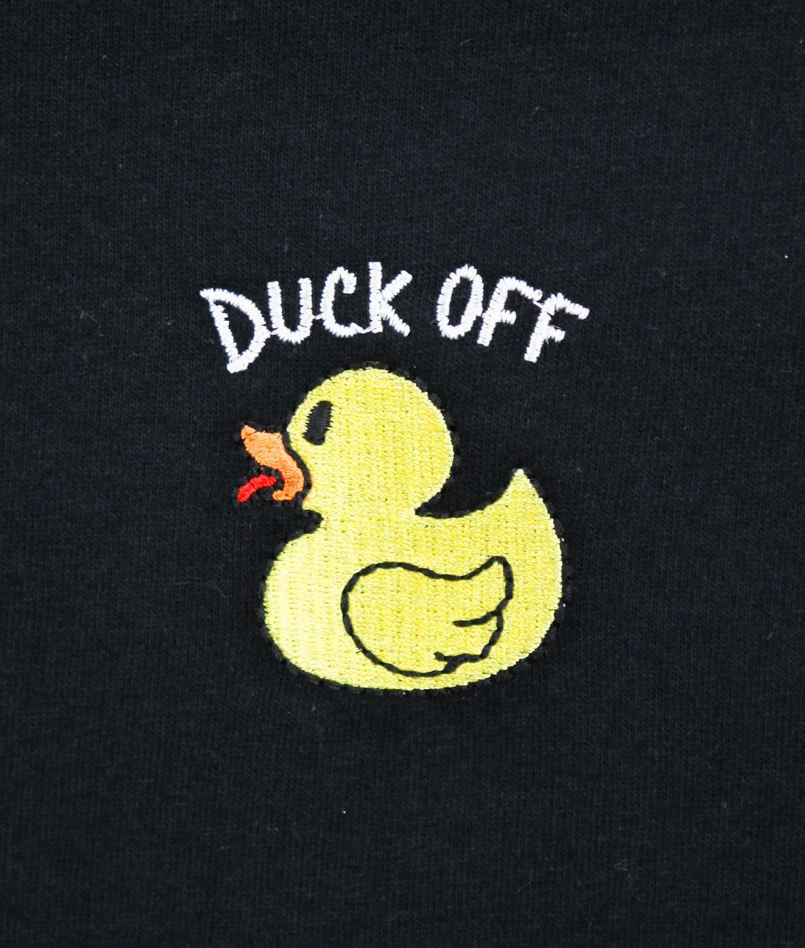Duck Off Embroidered Mens T-Shirt - - Riot Society