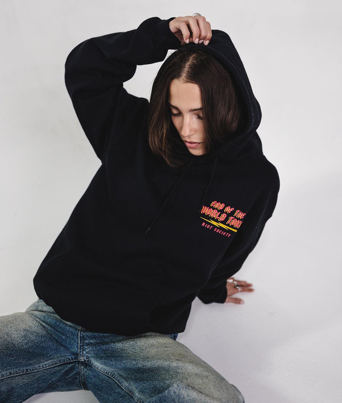 Reaper DJ End of the World Tour Womens Hoodie - - Riot Society