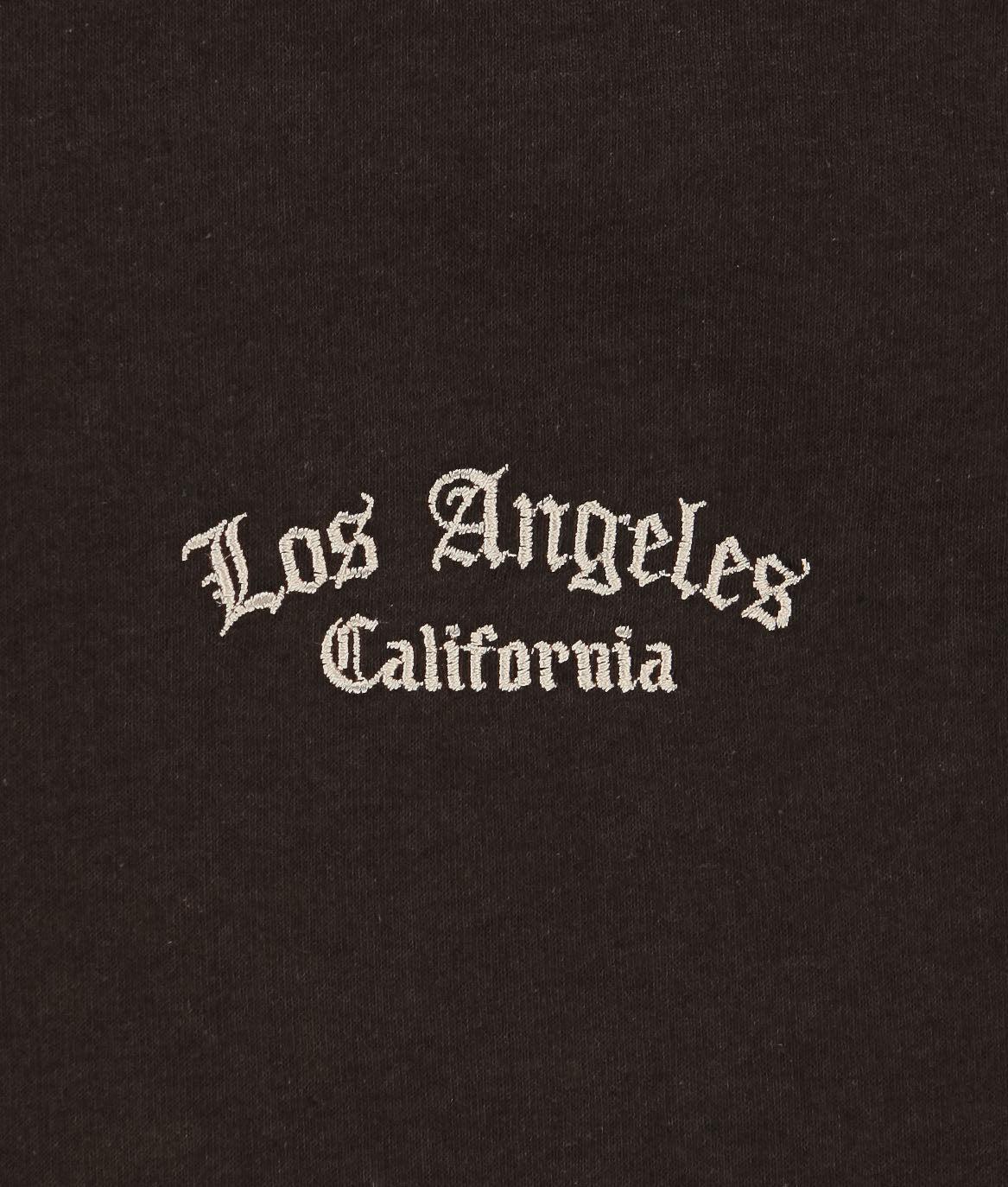 Los Angeles Embroidered Mens T-Shirt - - Riot Society