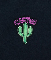 Neon Cactus Embroidered Mens T-Shirt - - Riot Society