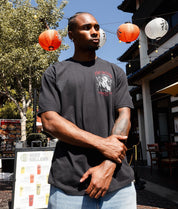 Geisha Shame Distressed Premium Wash Mens T-Shirt - - Riot Society