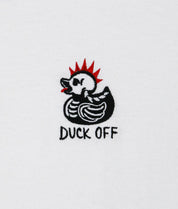 Duck Off Duck Embroidered Mens T-Shirt - - Riot Society