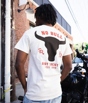 No Bull Cow Skull Mens T-Shirt - - Riot Society