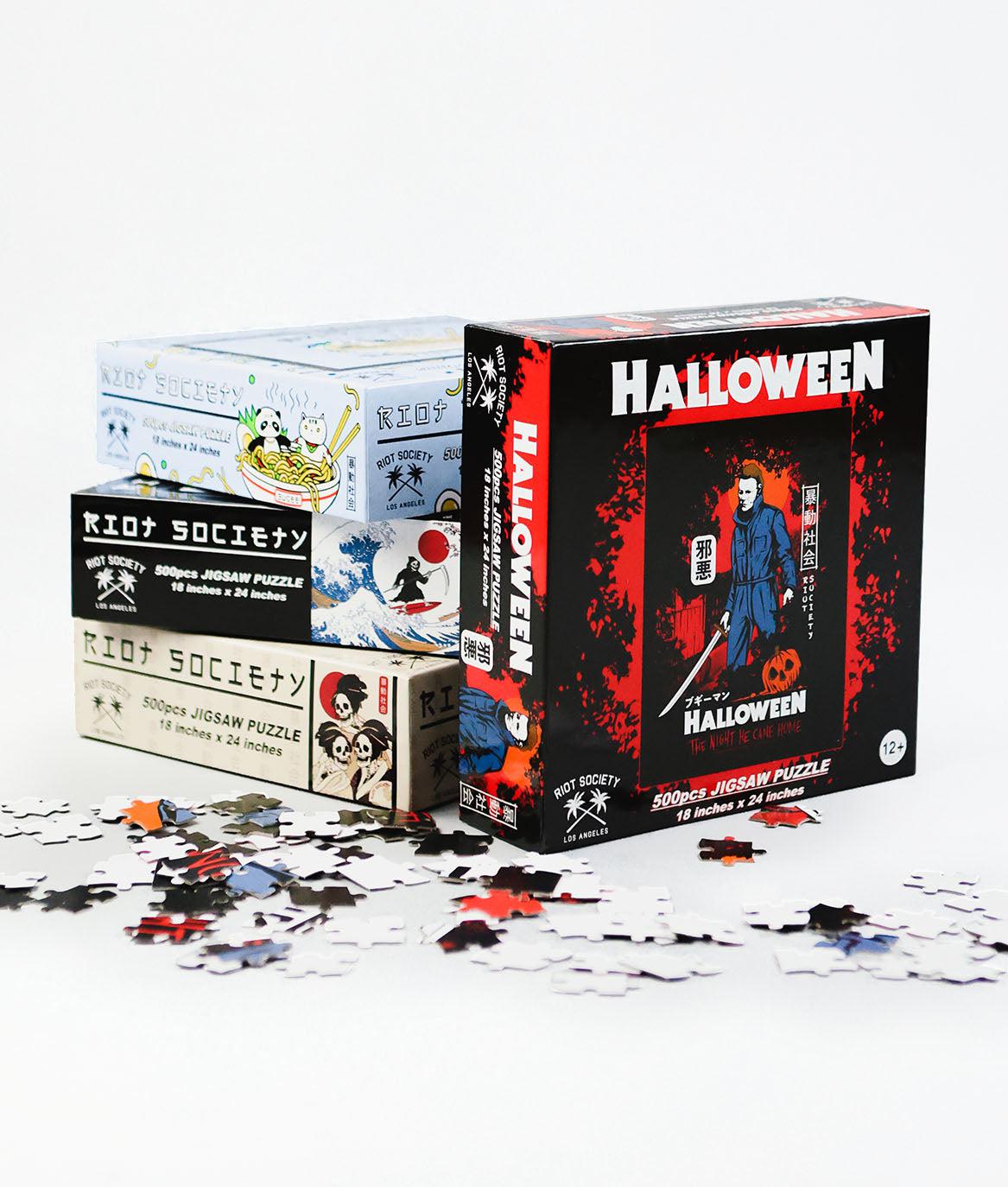 Halloween Michael Myers Kanji Nightmare Puzzle - - Riot Society