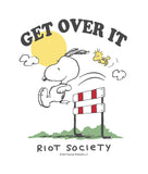 Peanuts Snoopy & Woodstock Get Over It Boyfriend Tee - - Riot Society